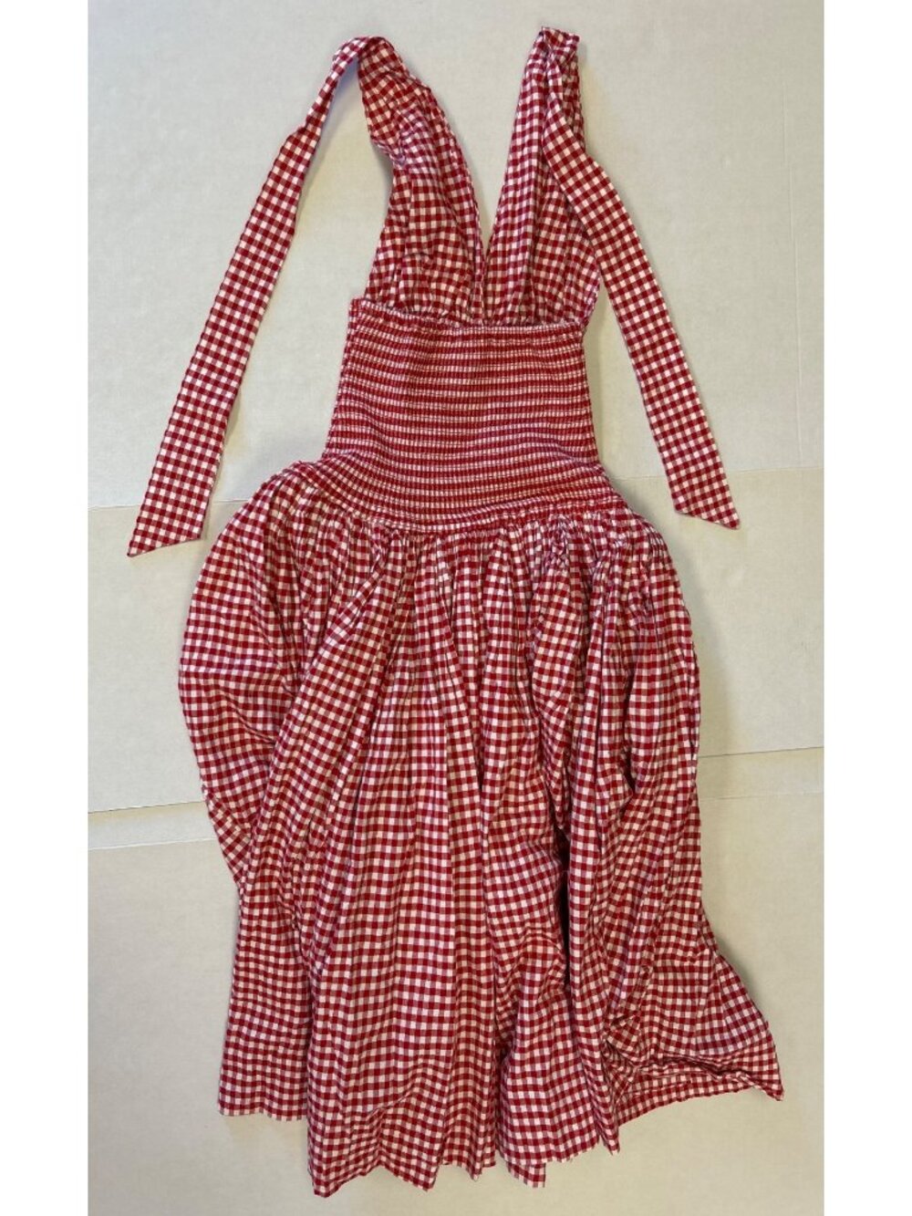 L’ACADEMIE Gwen Midi Dress Red & White Size XS NWT - Picture 6 of 9